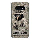 Personalized Rottweiler Dog Soldier Phone Case OCT-QH21