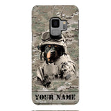 Personalized Rottweiler Dog Soldier Phone Case OCT-QH21