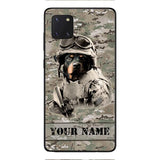 Personalized Rottweiler Dog Soldier Phone Case OCT-QH21