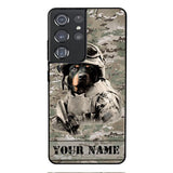 Personalized Rottweiler Dog Soldier Phone Case OCT-QH21