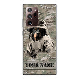 Personalized Rottweiler Dog Soldier Phone Case OCT-QH21
