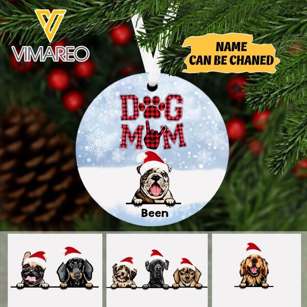 PERSONALIZED DOG MOM ALUMKEYCHAIN TNTN2210