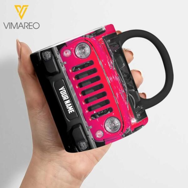 PERSONALIZED Jeep Ceramic MUG 3D PRINTED OCT-HQ22