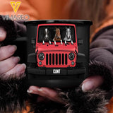 PERSONALIZED HORSE JEEP STEEL MUG 12OZ 3D PRINTED TNMQ2310