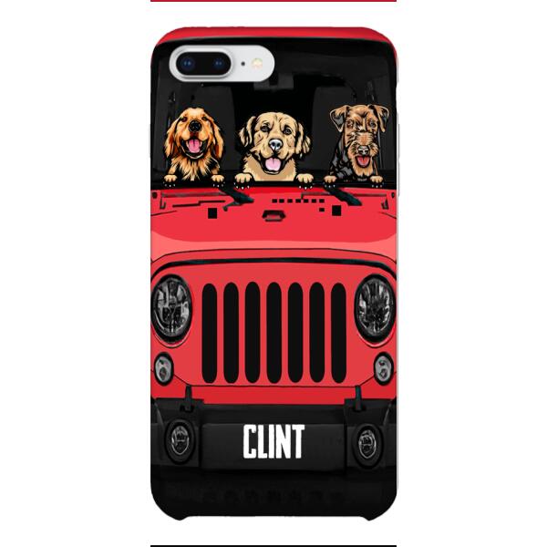 Personalized Jeep Dog Phone Case OCT-LN23