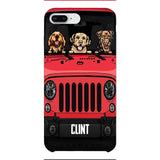 Personalized Jeep Dog Phone Case OCT-LN23
