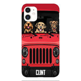 Personalized Jeep Dog Phone Case OCT-LN23