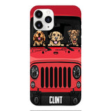 Personalized Jeep Dog Phone Case OCT-LN23