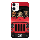 Personalized Jeep Dog Phone Case OCT-LN23