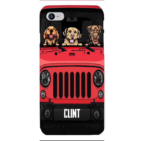 Personalized Jeep Dog Phone Case OCT-LN23