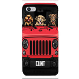 Personalized Jeep Dog Phone Case OCT-LN23