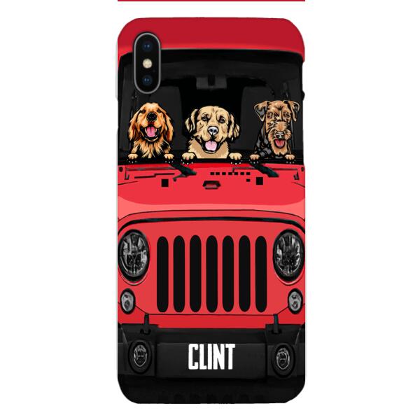 Personalized Jeep Dog Phone Case OCT-LN23