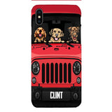 Personalized Jeep Dog Phone Case OCT-LN23