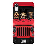 Personalized Jeep Dog Phone Case OCT-LN23