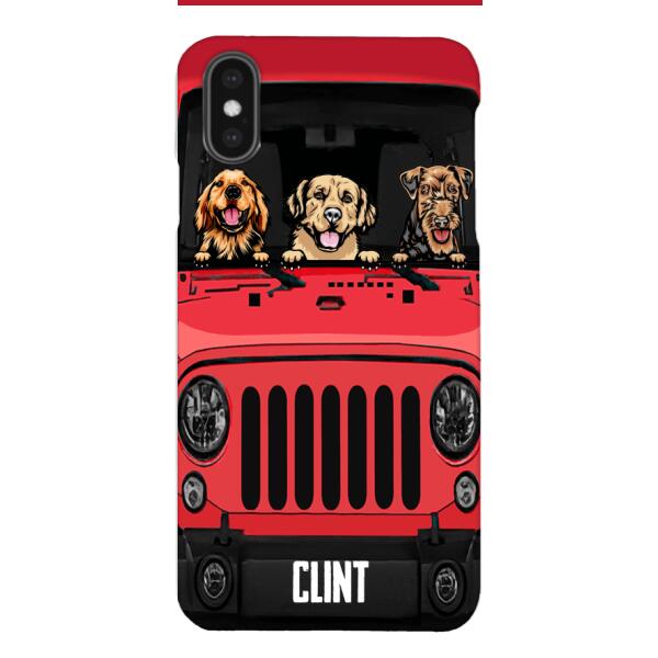 Personalized Jeep Dog Phone Case OCT-LN23
