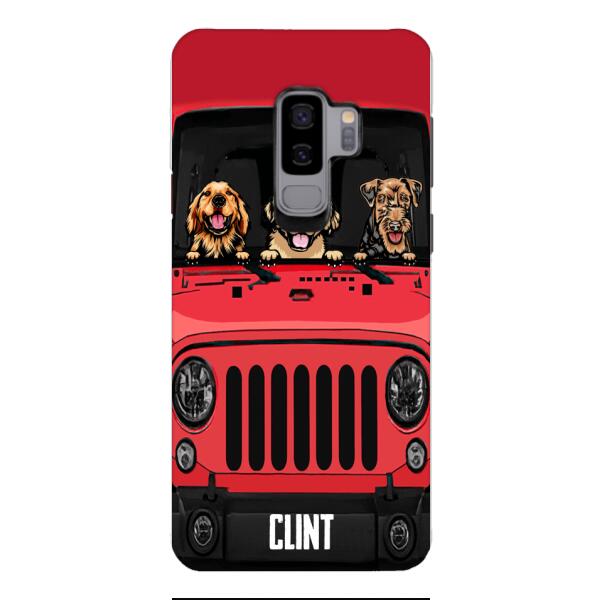 Personalized Jeep Dog Phone Case OCT-LN23
