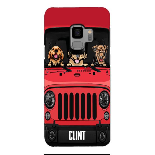 Personalized Jeep Dog Phone Case OCT-LN23