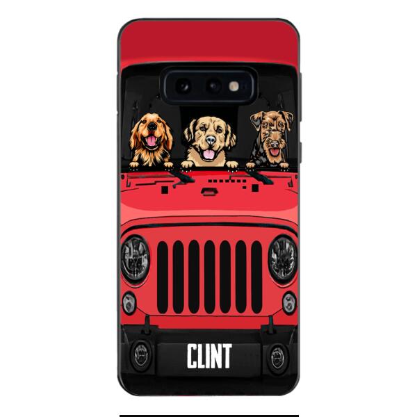 Personalized Jeep Dog Phone Case OCT-LN23