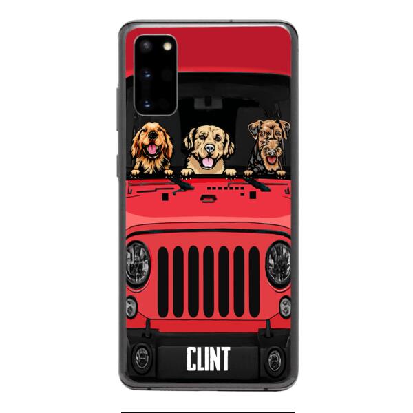 Personalized Jeep Dog Phone Case OCT-LN23