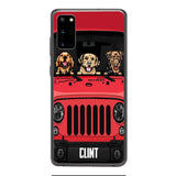 Personalized Jeep Dog Phone Case OCT-LN23