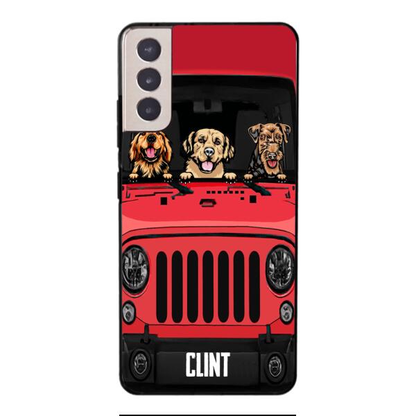 Personalized Jeep Dog Phone Case OCT-LN23