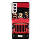 Personalized Jeep Dog Phone Case OCT-LN23