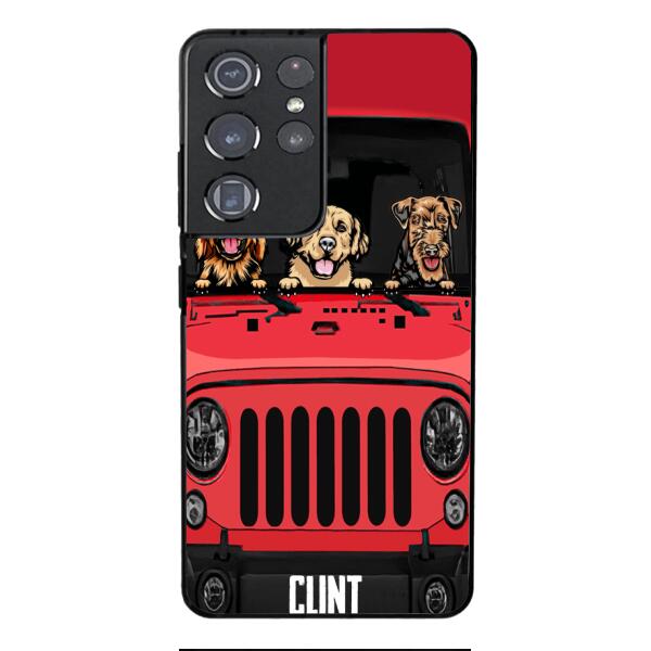 Personalized Jeep Dog Phone Case OCT-LN23