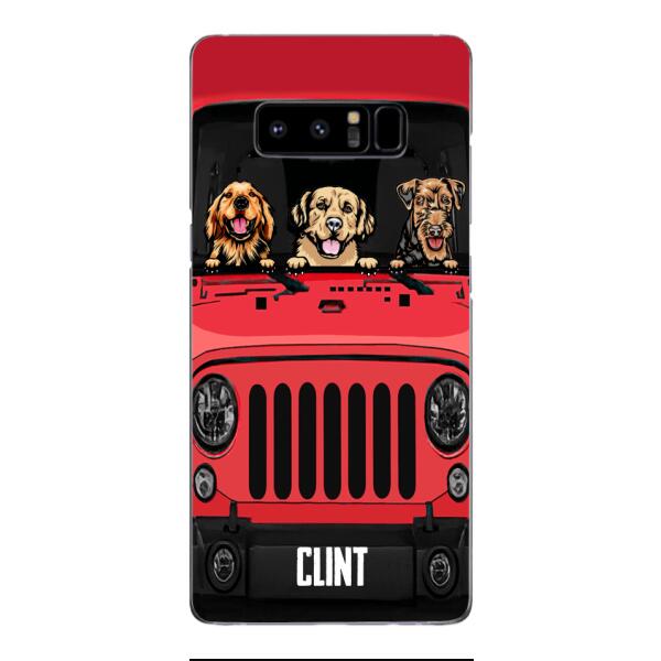 Personalized Jeep Dog Phone Case OCT-LN23