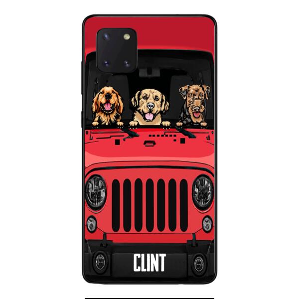 Personalized Jeep Dog Phone Case OCT-LN23