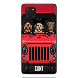 Personalized Jeep Dog Phone Case OCT-LN23