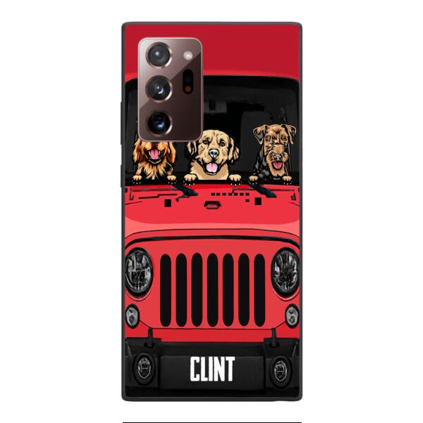 Personalized Jeep Dog Phone Case OCT-LN23