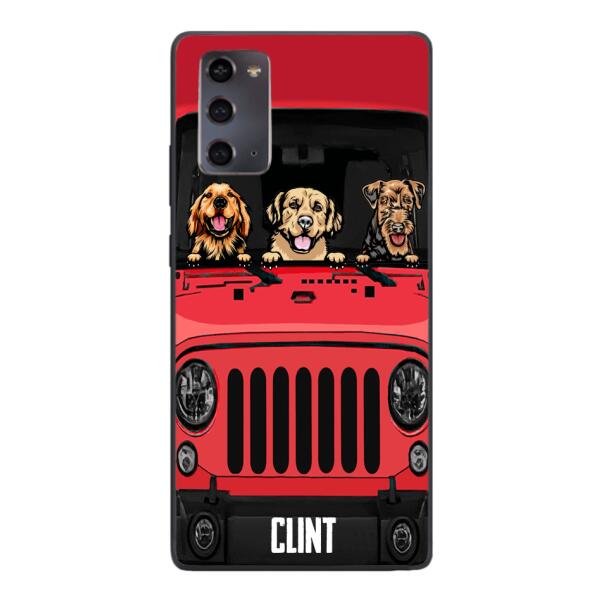 Personalized Jeep Dog Phone Case OCT-LN23