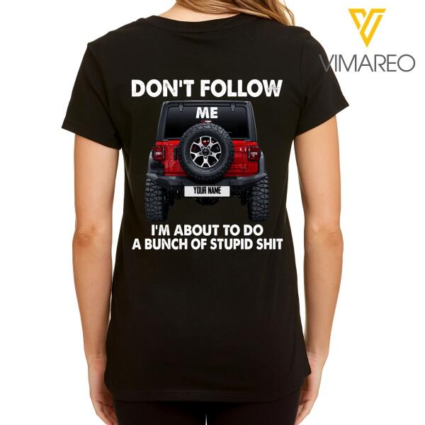 Personalized Jeep Girl Tshirt Printed OCT-DT25