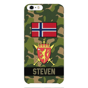 Personalized Norway Soldier Phone Case OCT-DT26