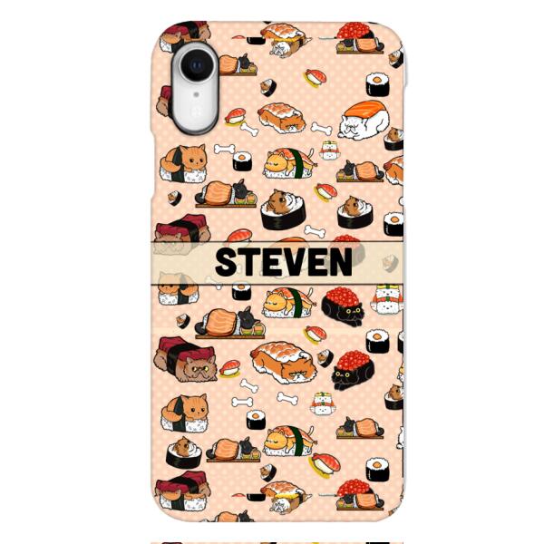 PERSONALIZED CAT SUSHI PHONECASE MTMA2610