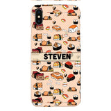 PERSONALIZED CAT SUSHI PHONECASE MTMA2610