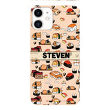 PERSONALIZED CAT SUSHI PHONECASE MTMA2610