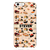 PERSONALIZED CAT SUSHI PHONECASE MTMA2610