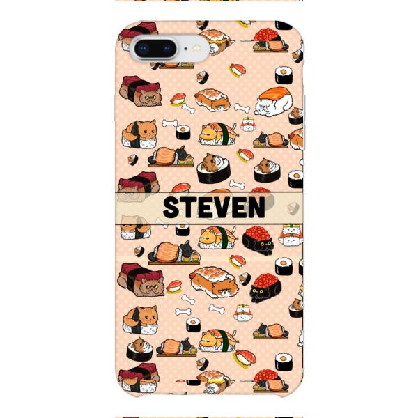 PERSONALIZED CAT SUSHI PHONECASE MTMA2610