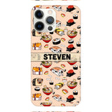 PERSONALIZED DOG SUSHI PHONECASE MTMA2610