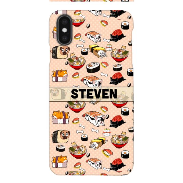 PERSONALIZED DOG SUSHI PHONECASE MTMA2610