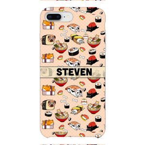 PERSONALIZED DOG SUSHI PHONECASE MTMA2610