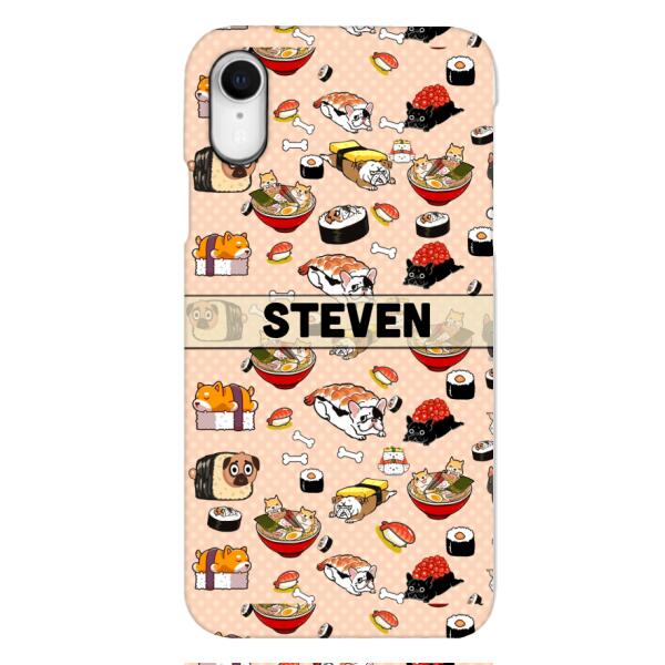PERSONALIZED DOG SUSHI PHONECASE MTMA2610