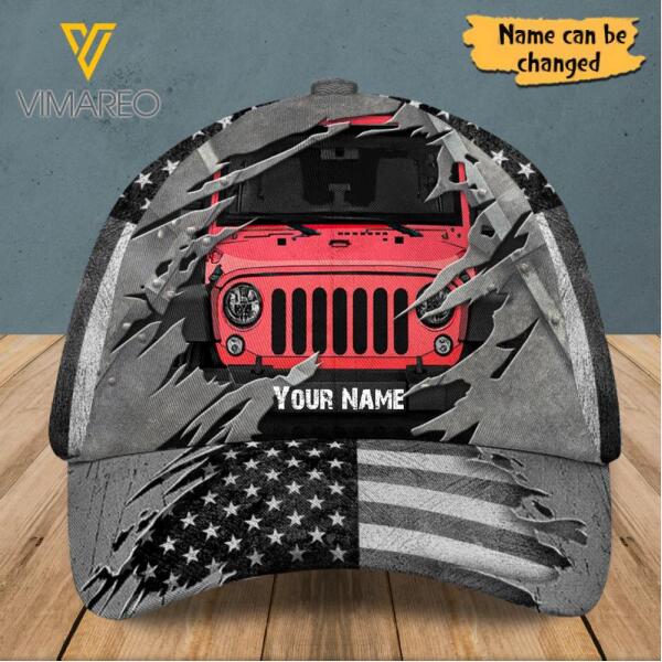 DH Personalized Jeep Peaked Cap OCT-QH29