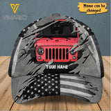 DH Personalized Jeep Peaked Cap OCT-QH29