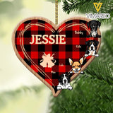 PERSONALIZED DOG HANGING ORNAMENT CHRISTMAS NOV-MA01