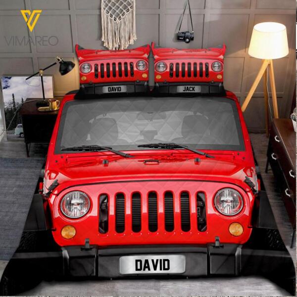 DH Personalized Jeep Bedding Set NOV-HQ01