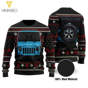 PERSONALIZED JEEP WOOL SWEATER MTTQ0111