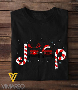 Personalized Jeep Christmas Tshirt Printed NOV-LN04