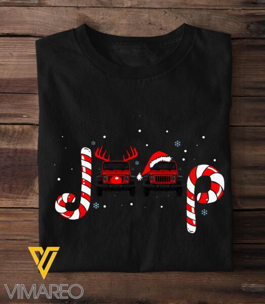 Personalized Jeep Christmas Tshirt Printed NOV-LN04